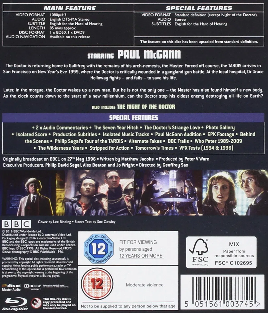 Doctor Who - The Movie [Edizione: Regno Unito]