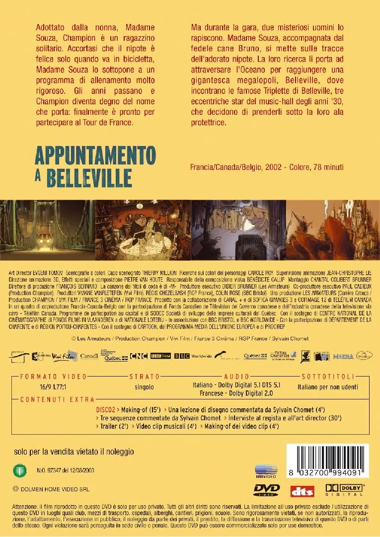 Appuntamento A Belleville (Collector's Edition) (2 Dvd)