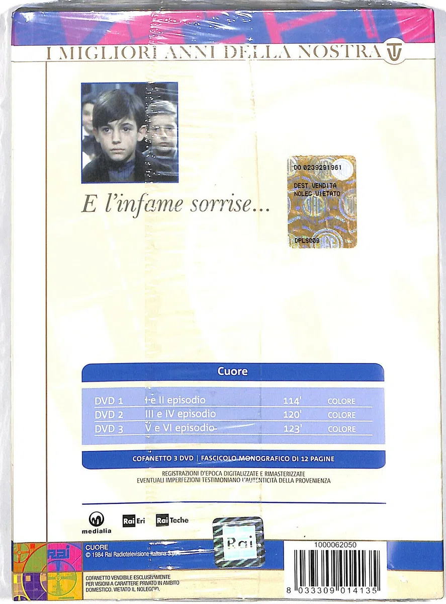 Cuore (Box 3 Dvd)